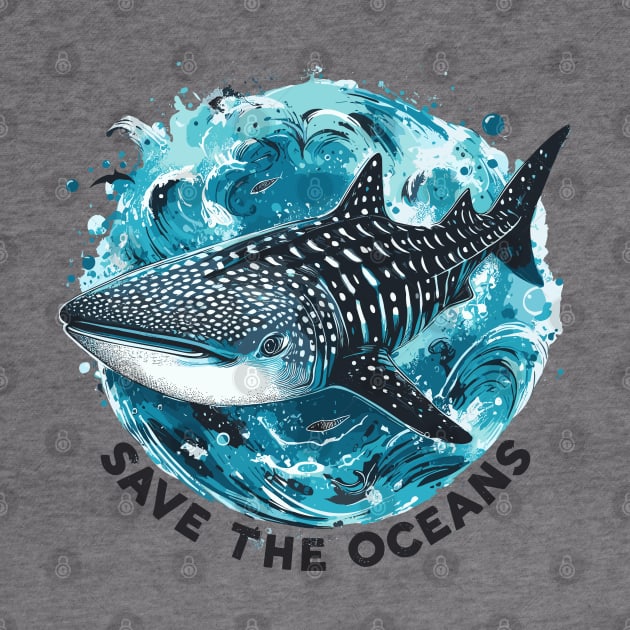 Save the oceans - Whale shark by PrintSoulDesigns